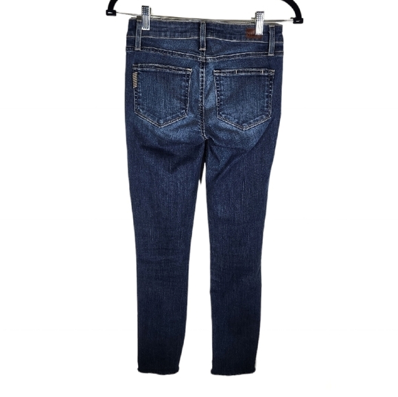 Paige Skyline Ankle Peg Jeans Womens 24 Blue - Picture 2 of 11